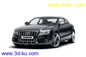 奥迪汽车模型,3D模型的图片