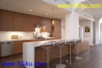室内全屋场景,室内模型,厅模型,卧室模型,家具模型,3D模型的图片