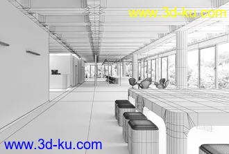 会议室,大堂模型,接待室,休息室,3D场景模型的图片
