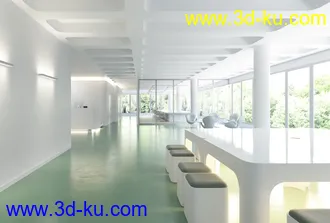 会议室,大堂模型,接待室,休息室,3D场景模型的图片